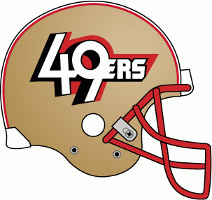 San Francisco 49ers 1991 Unused Logo t shirts DIY iron ons